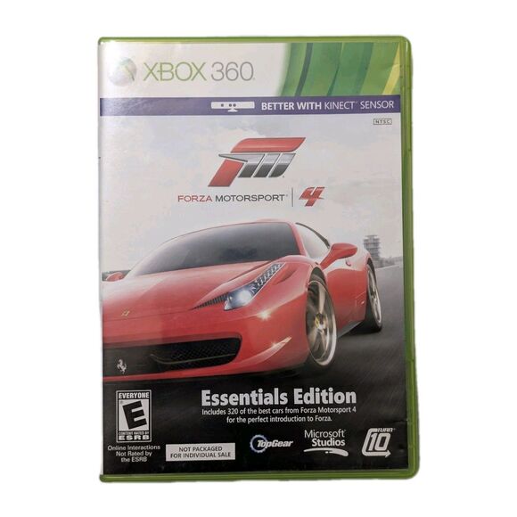 Forza Motorsport 4 (Xbox 360) Essentials Edition | Disc & Case - Picture 1 of 3